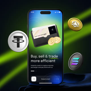 BackMyMoney handelsplatform-interface weergegeven op een mobiel apparaat